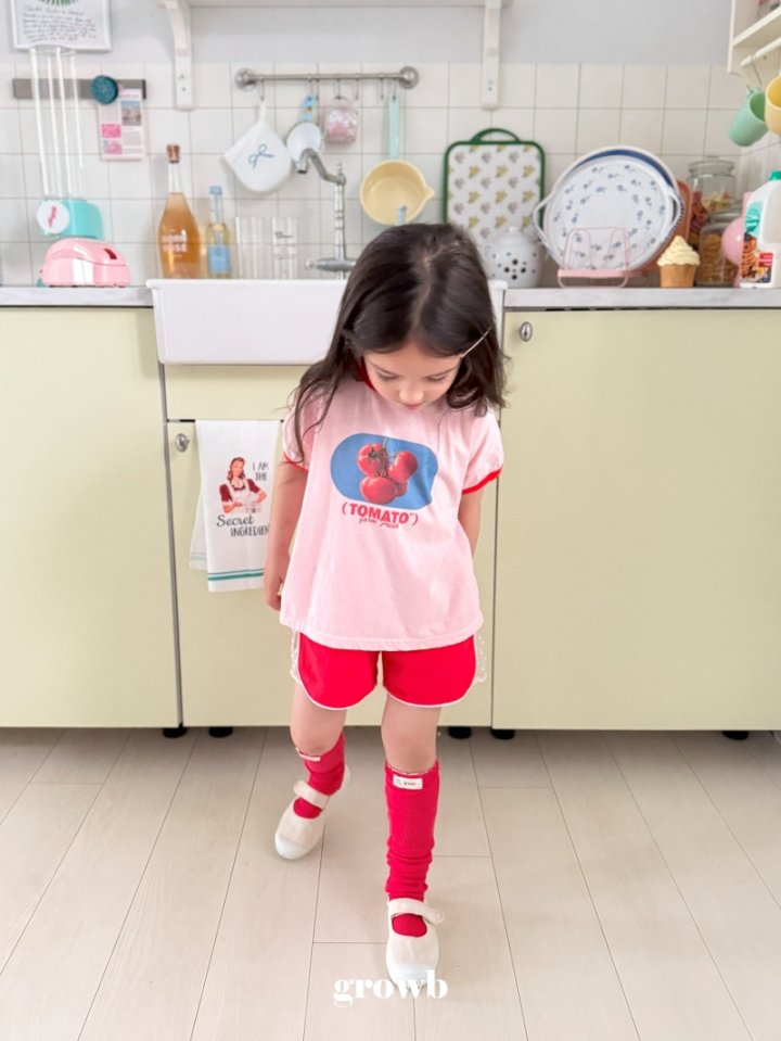 Grow B - Korean Children Fashion - #kidsstore - Tomato Tee - 7
