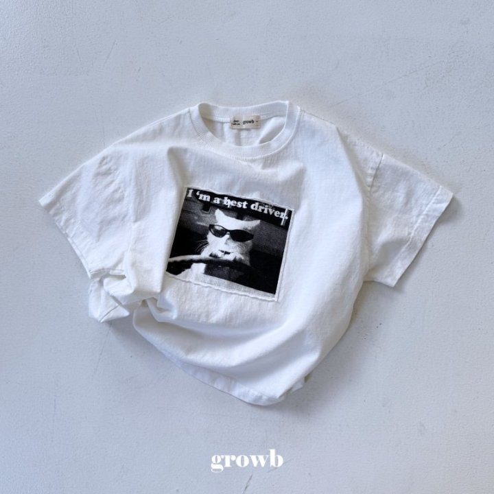Grow B - Korean Children Fashion - #kidzfashiontrend - Driver Tee - 3