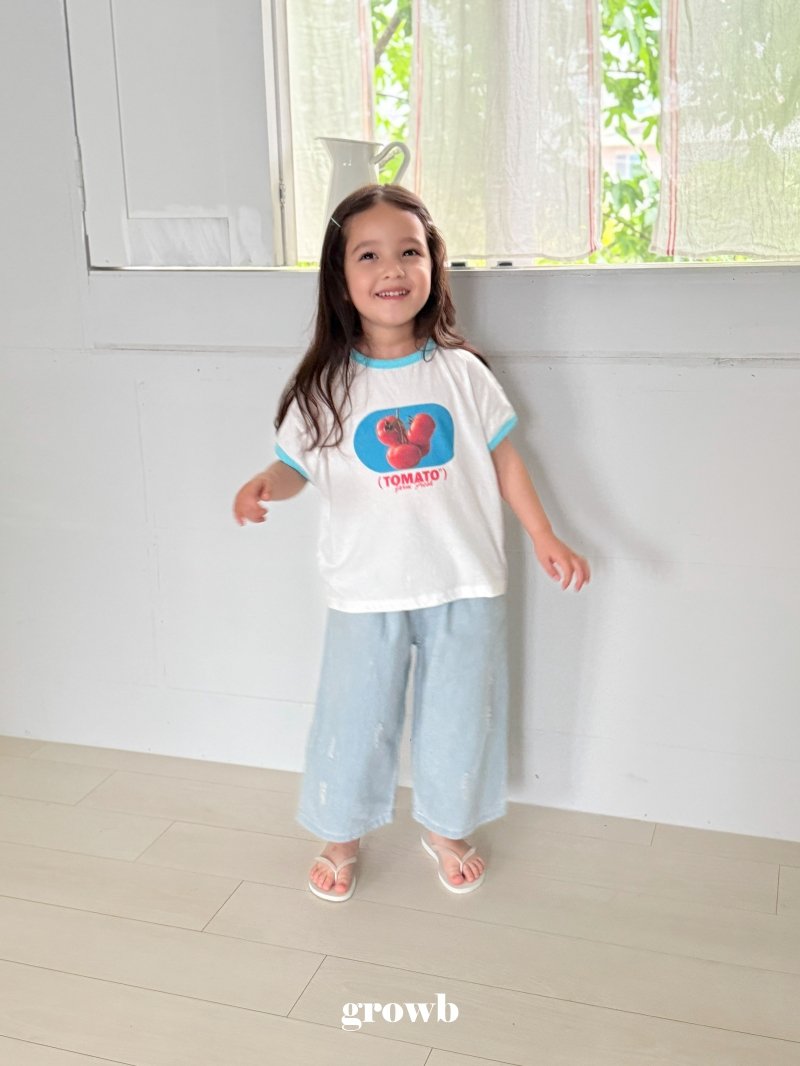 Grow B - Korean Children Fashion - #littlefashionista - Tomato Tee - 10