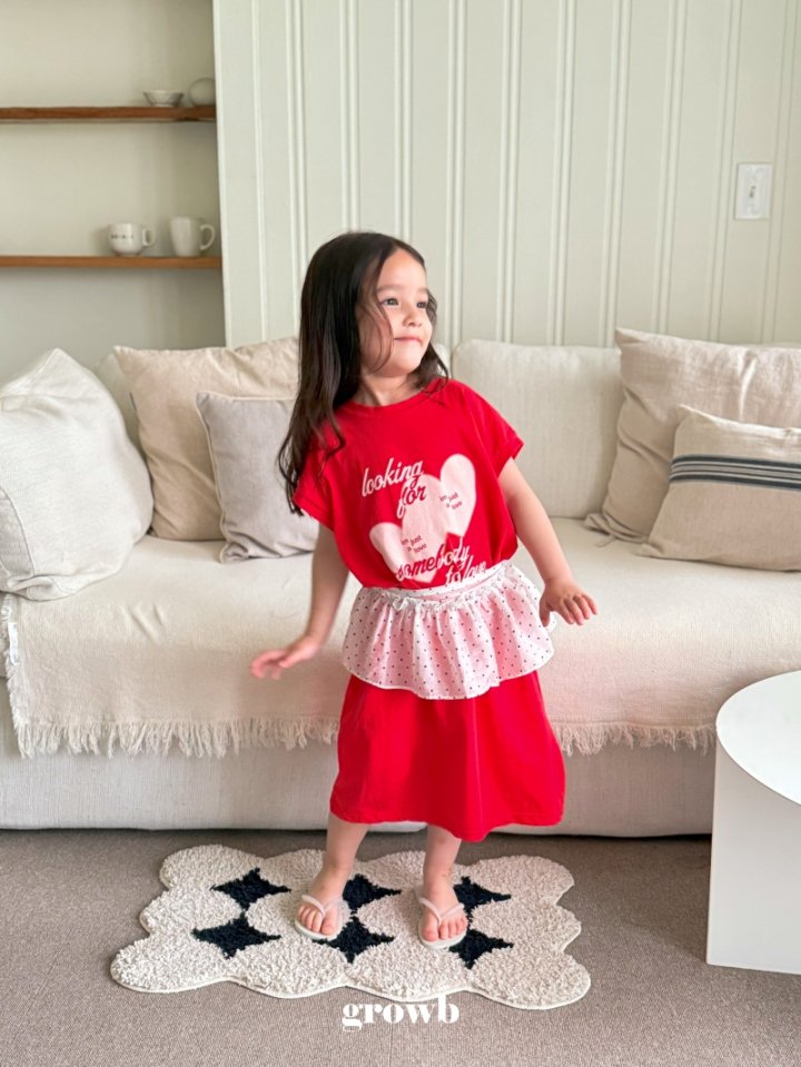 Grow B - Korean Children Fashion - #littlefashionista - Peach One-piece - 8