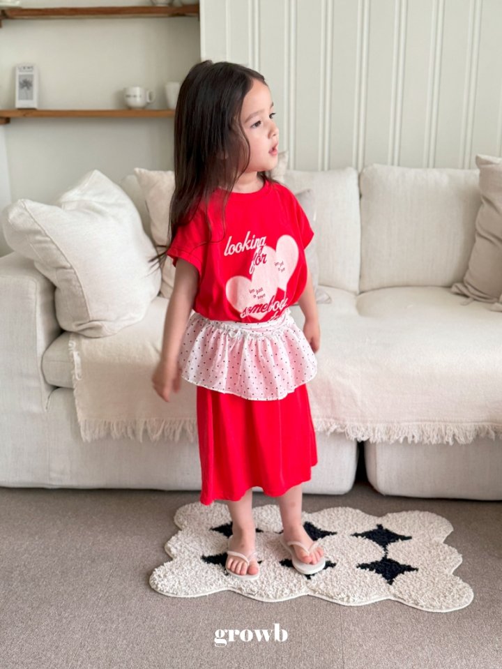 Grow B - Korean Children Fashion - #todddlerfashion - Peach One-piece - 12