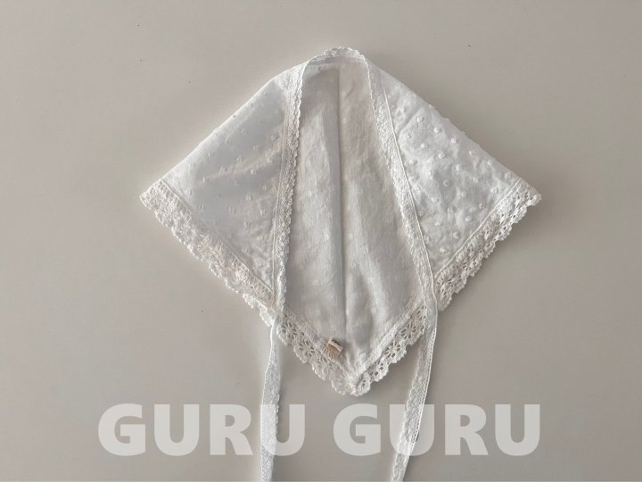 Guru Guru - Korean Baby Fashion - #babyclothing - Lace Bonnet - 3