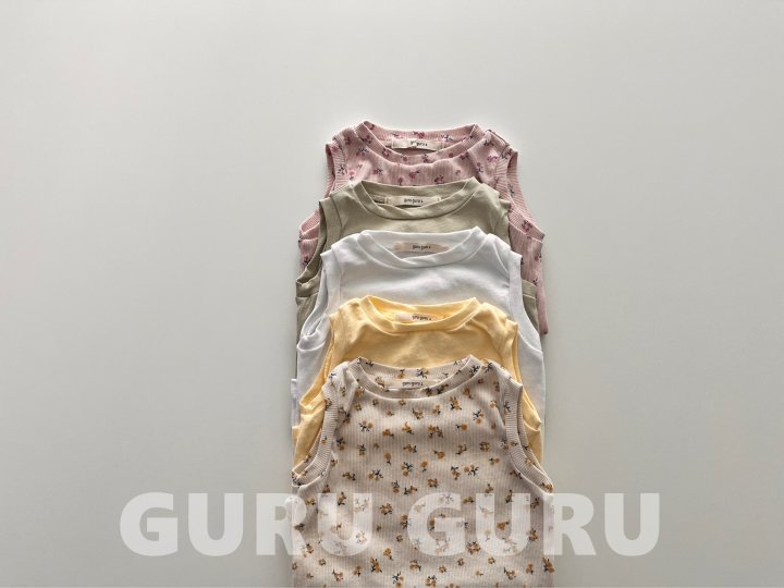 Guru Guru - Korean Baby Fashion - #babyclothing - Tank Sleeveless