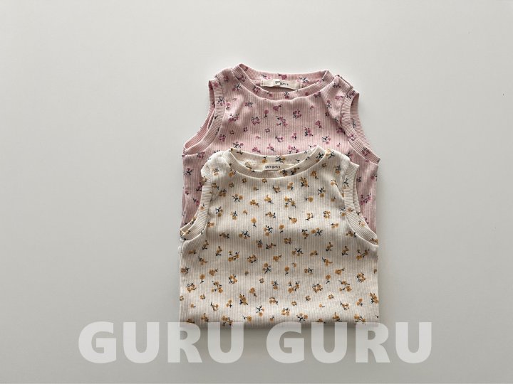 Guru Guru - Korean Baby Fashion - #babyfashion - Tank Sleeveless - 2