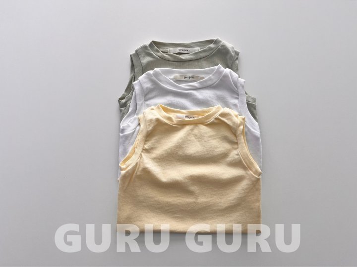 Guru Guru - Korean Baby Fashion - #babyfever - Tank Sleeveless - 4
