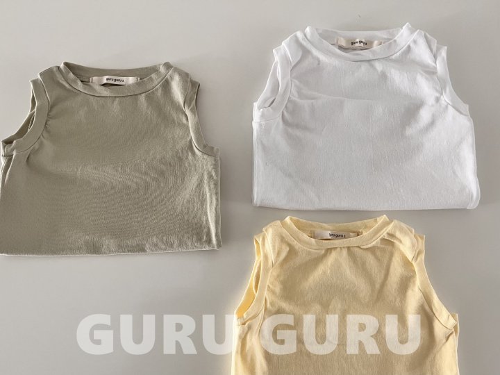 Guru Guru - Korean Baby Fashion - #babylifestyle - Tank Sleeveless - 5