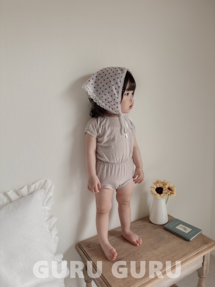 Guru Guru - Korean Baby Fashion - #babyootd - Lace Bonnet - 9