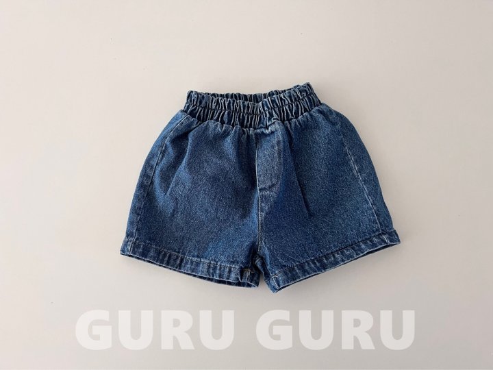 Guru Guru - Korean Baby Fashion - #babyootd - Denim Shorts