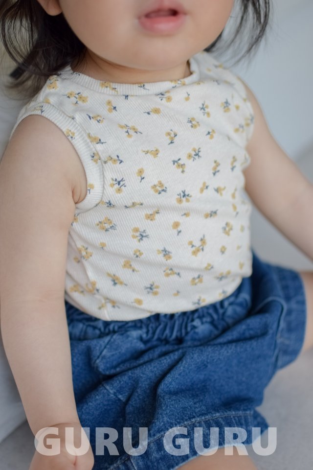 Guru Guru - Korean Baby Fashion - #babyoutfit - Tank Sleeveless - 8
