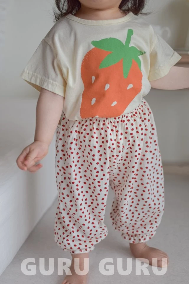 Guru Guru - Korean Baby Fashion - #babyoutfit - Fruits Tee - 7