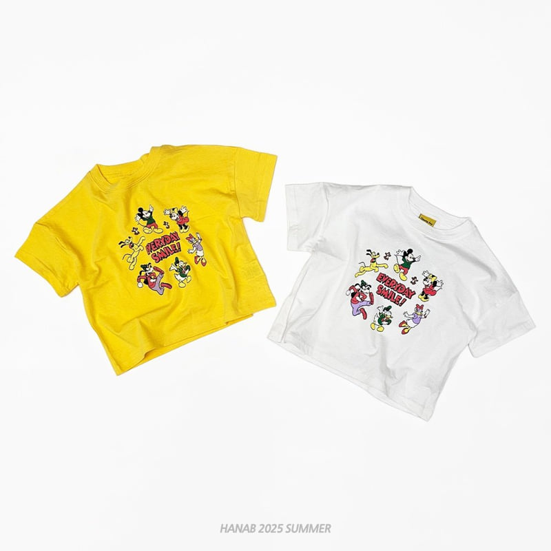 Hanab - Korean Children Fashion - #kidsshorts - Everyday D Short Sleeve Tee