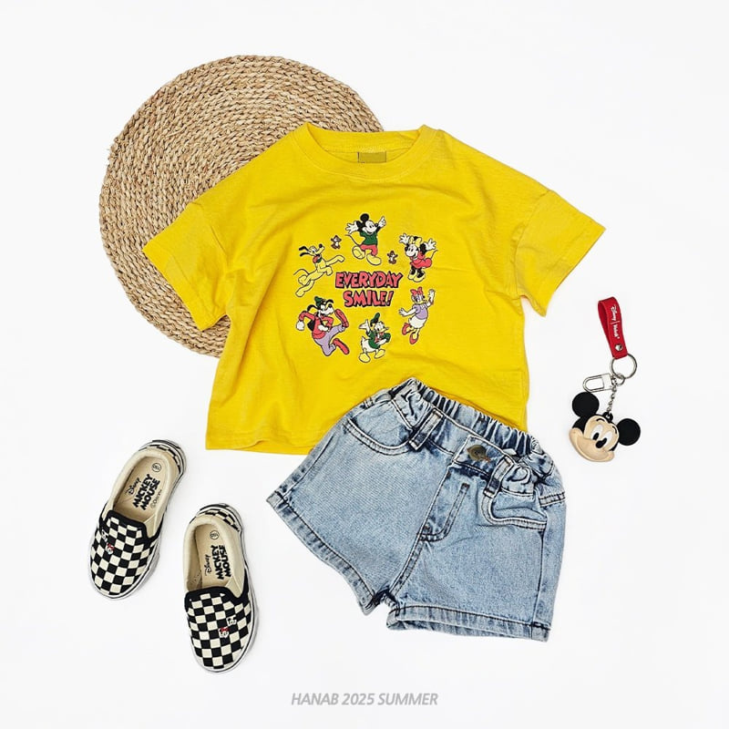 Hanab - Korean Children Fashion - #kidsstore - Everyday D Short Sleeve Tee - 2