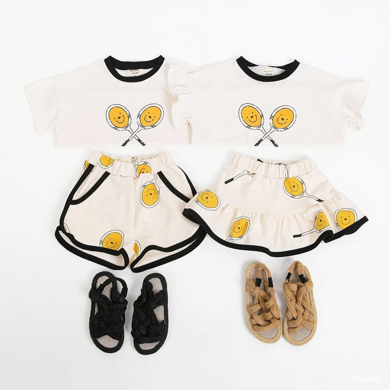 Hanab - Korean Children Fashion - #kidzfashiontrend - Tennis Set (with Skirt)