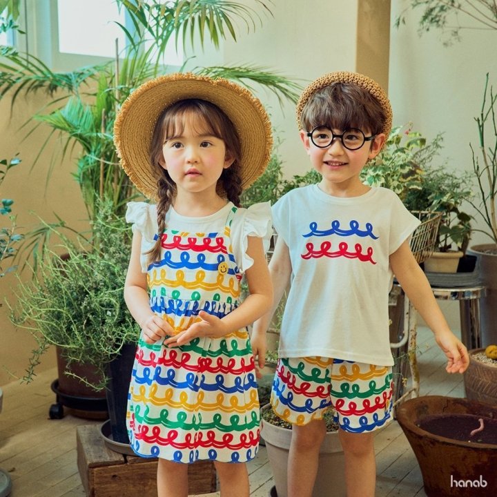 Hanab - Korean Children Fashion - #minifashionista - Wave Set - 6