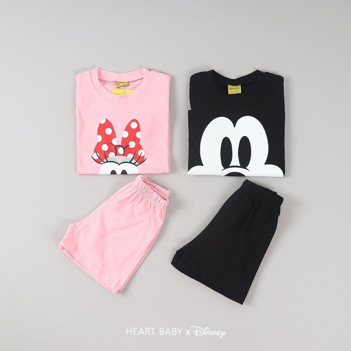 Heart Baby - Korean Children Fashion - #stylishchildhood - M Short Sleeve Set - 4