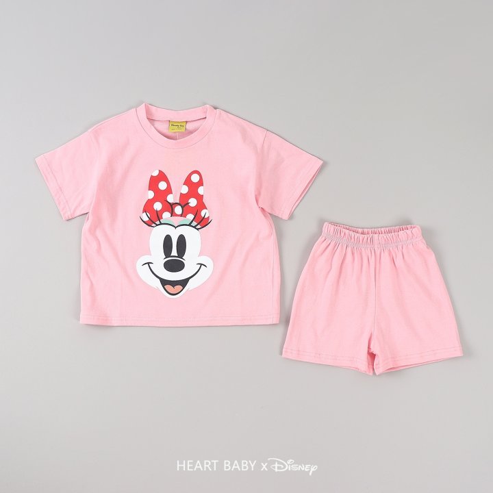 Heart Baby - Korean Children Fashion - #designkidswear - M Short Sleeve Set - 6
