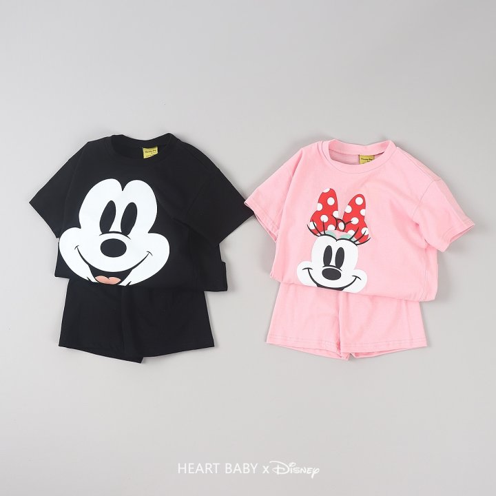 Heart Baby - Korean Children Fashion - #stylishchildhood - M Short Sleeve Set - 3