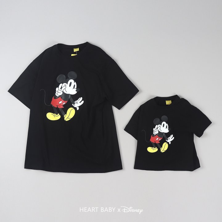 Heart Baby - Korean Women Fashion - #womensfashion - V M Short Sleeve Tee Adult - 10