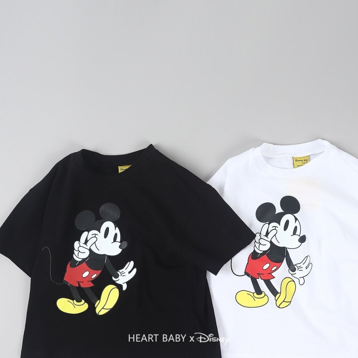 Heart Baby - Korean Women Fashion - #womensfashion - V M Short Sleeve Tee Adult - 6