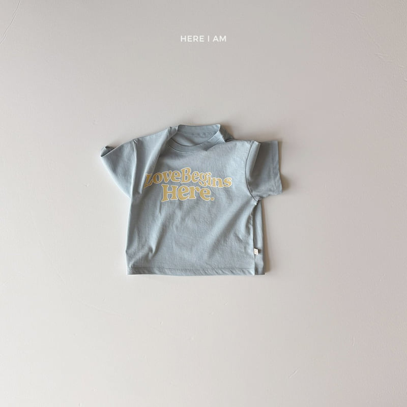 Here I Am - Korean Children Fashion - #childofig - Begins Tee - 2