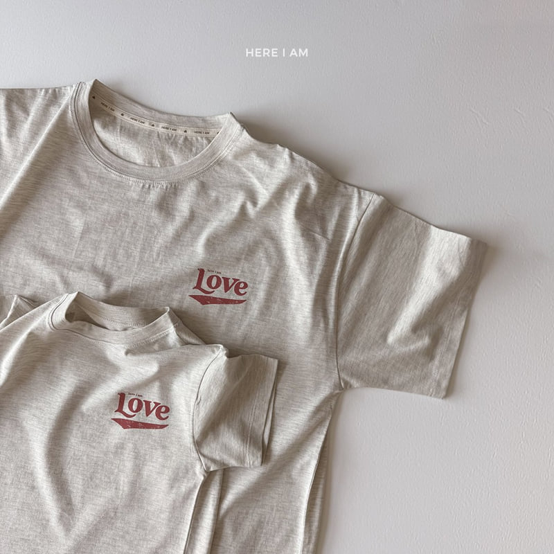 Here I Am - Korean Children Fashion - #discoveringself - Love Tee