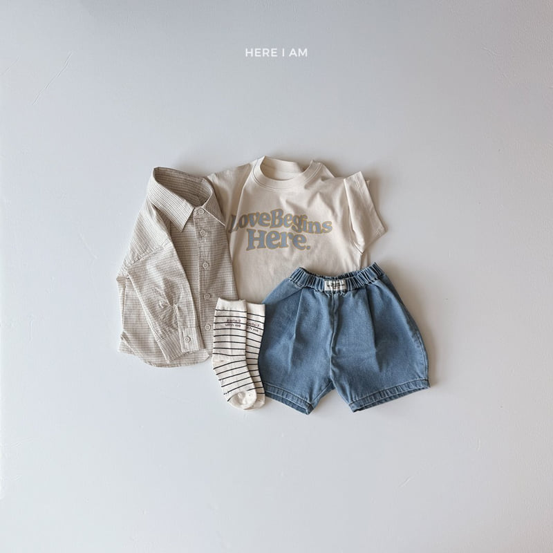 Here I Am - Korean Children Fashion - #littlefashionista - Begins Tee - 11