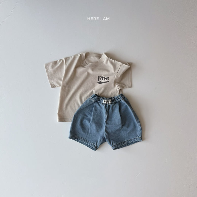 Here I Am - Korean Children Fashion - #minifashionista - Love Tee - 9