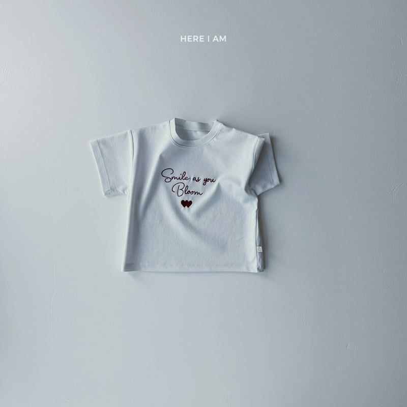 Here I Am - Korean Women Fashion - #momslook - (ADULT) Supima Heart Bloom Tee - 6