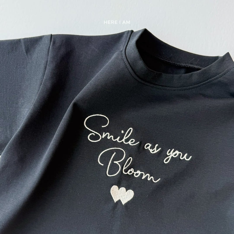 Here I Am - Korean Women Fashion - #momslook - (ADULT) Supima Heart Bloom Tee - 8