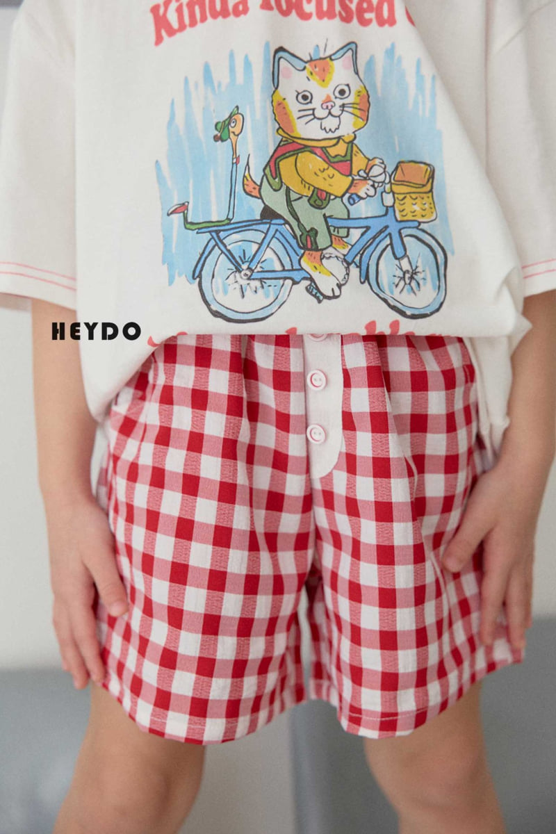 Heydo - Korean Children Fashion - #Kfashion4kids - Check Shorts - 12