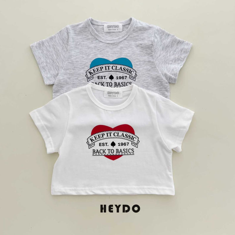 Heydo - Korean Children Fashion - #childrensboutique - Heart Tee