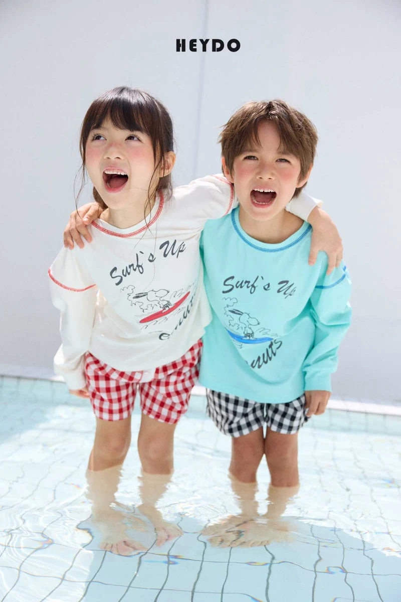 Heydo - Korean Children Fashion - #discoveringself - Surf Snoopy Tee - 9