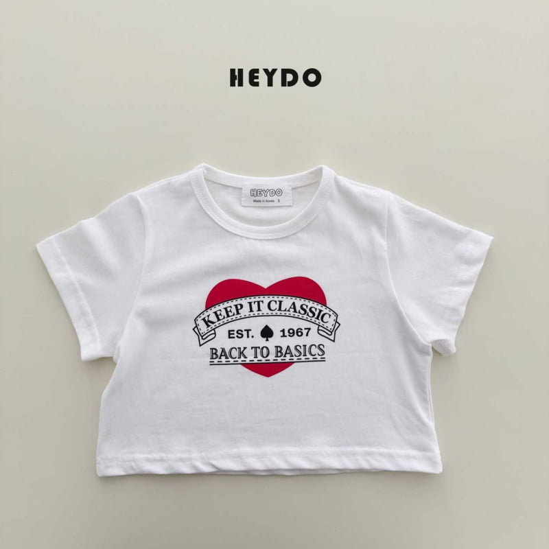Heydo - Korean Children Fashion - #discoveringself - Heart Tee - 4