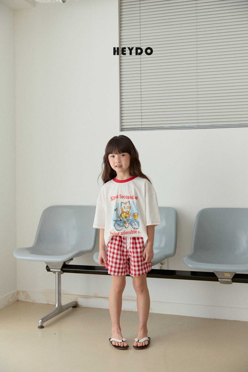 Heydo - Korean Children Fashion - #kidzfashiontrend - Check Shorts - 11