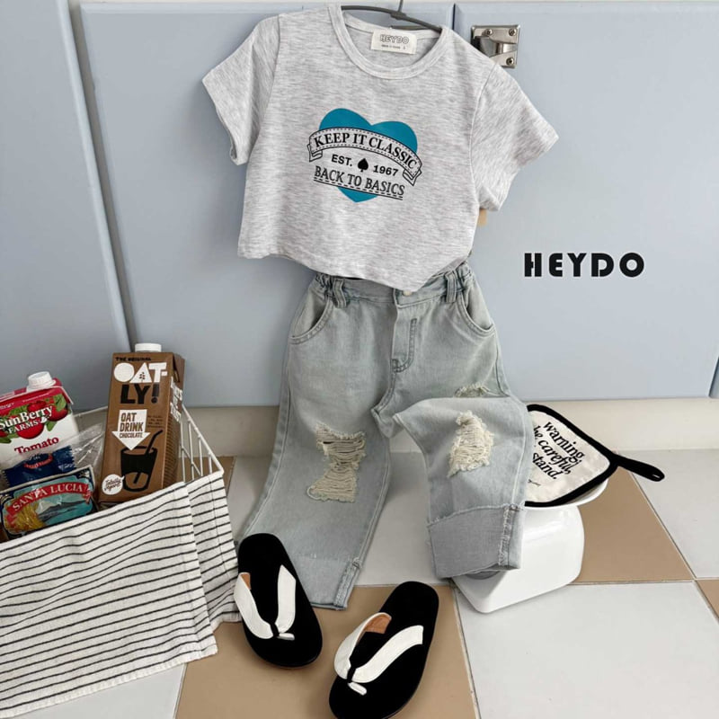 Heydo - Korean Children Fashion - #kidzfashiontrend - Heart Tee - 7