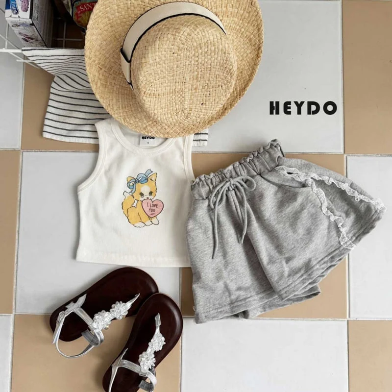 Heydo - Korean Children Fashion - #kidzfashiontrend - Love Cat Sleeveless - 5