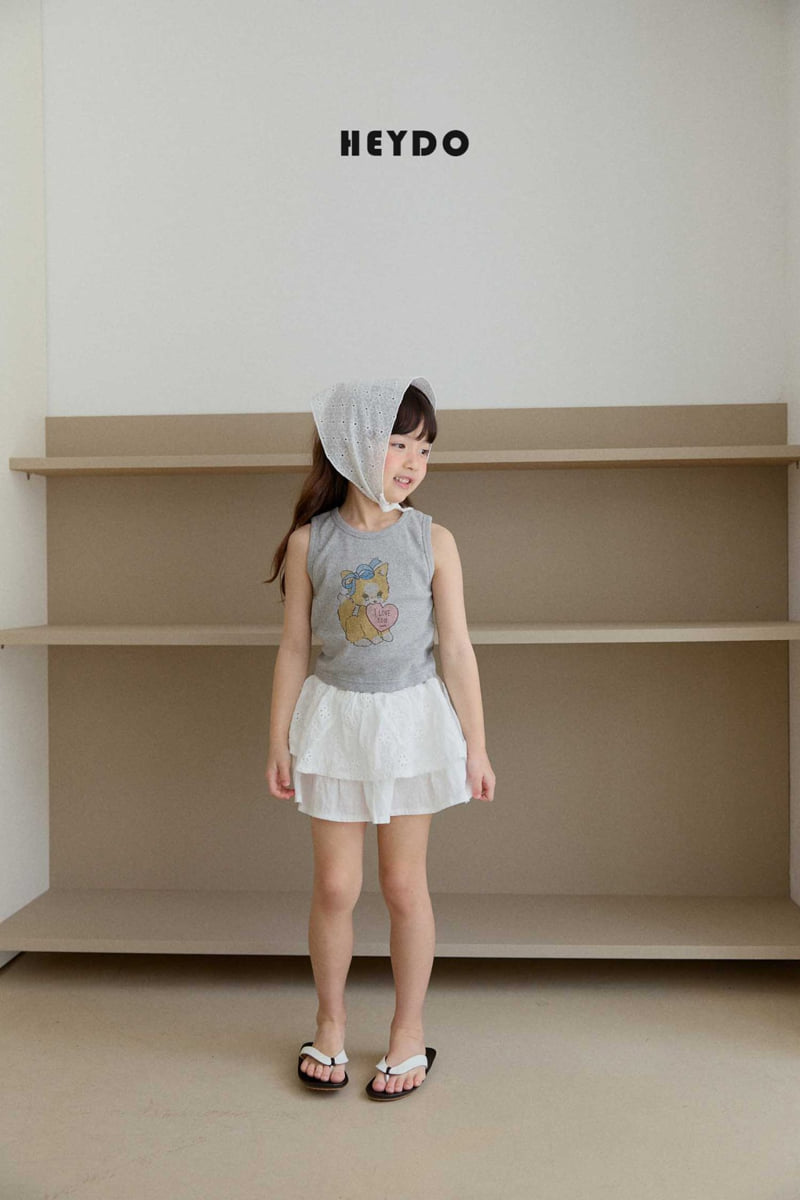 Heydo - Korean Children Fashion - #prettylittlegirls - Love Cat Sleeveless - 10
