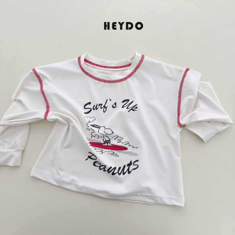 Heydo - Korean Children Fashion - #stylishchildhood - Surf Snoopy Tee - 5