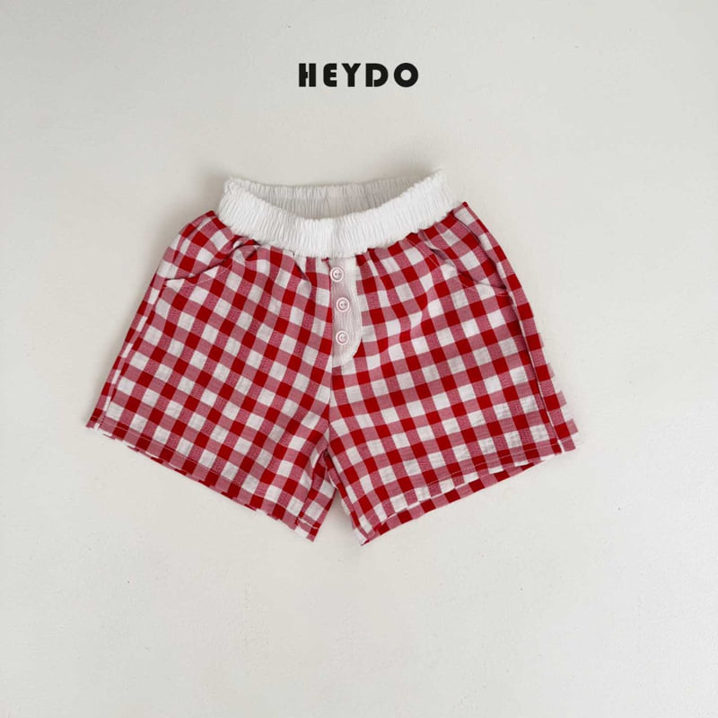 Heydo - Korean Children Fashion - #stylishchildhood - Check Shorts - 3