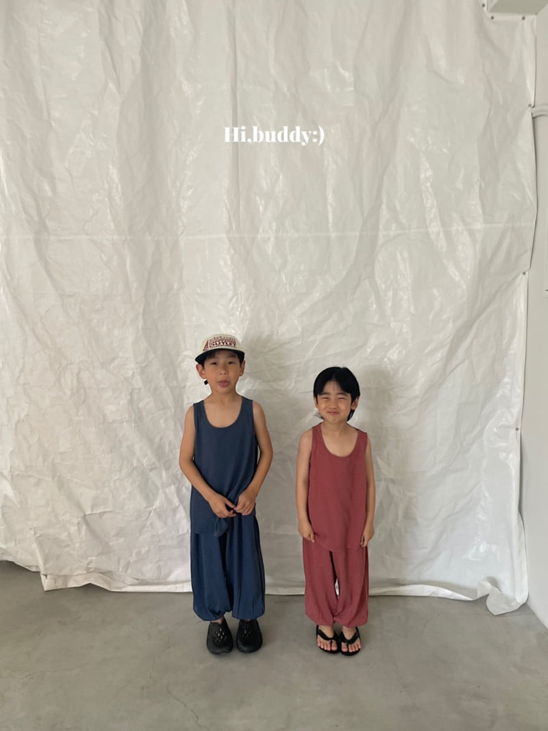 Hi buddy - Korean Children Fashion - #Kfashion4kids - Blueberry Sleeveless - 3