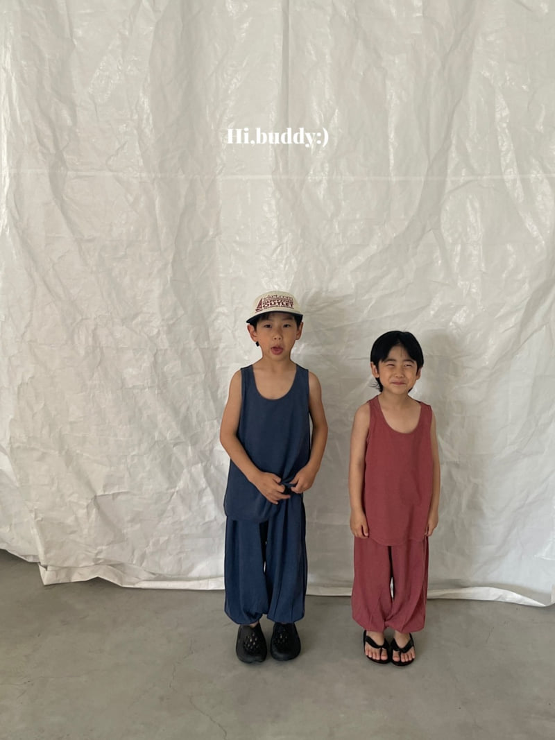 Hi buddy - Korean Children Fashion - #childrensboutique - Blueberry Sleeveless - 12