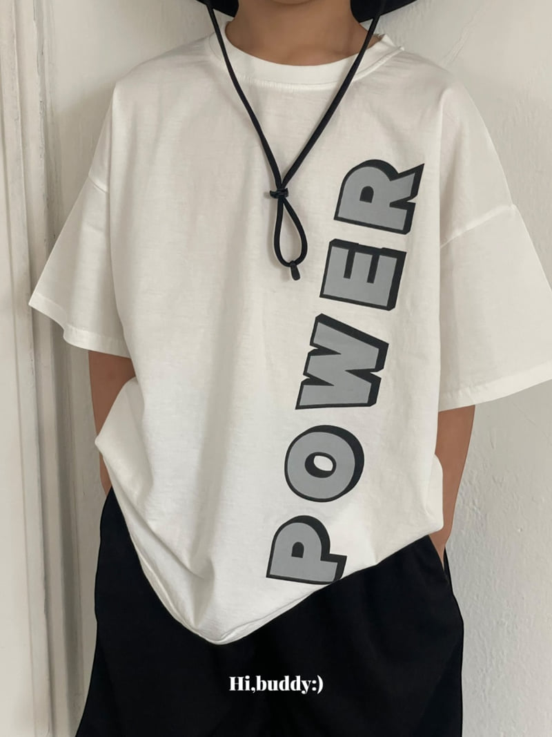 Hi buddy - Korean Children Fashion - #designkidswear - Power Tee - 12