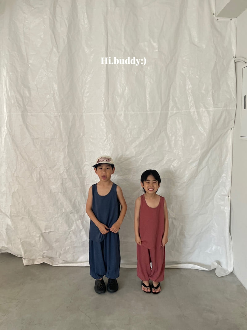 Hi buddy - Korean Children Fashion - #Kfashion4kids - Blueberry Sleeveless - 4