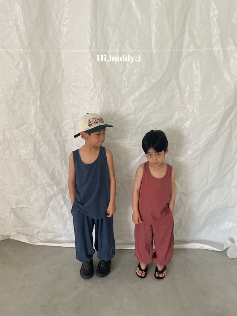 Hi buddy - Korean Children Fashion - #magicofchildhood - Blueberry Sleeveless - 5