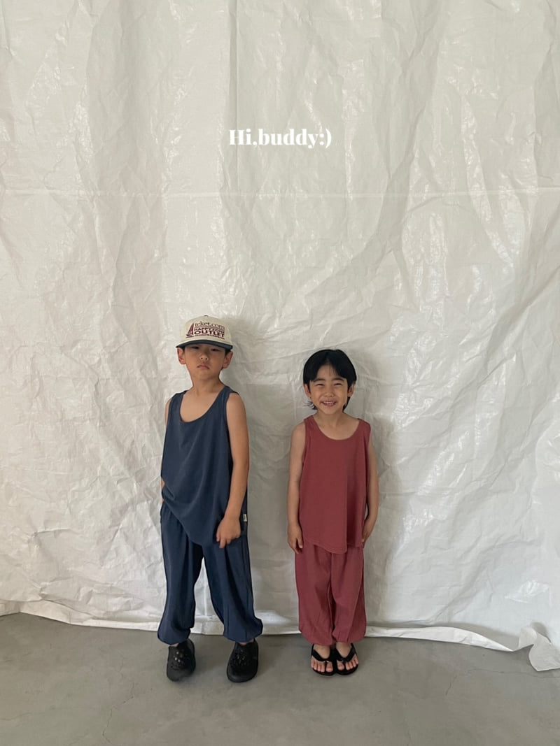 Hi buddy - Korean Children Fashion - #minifashionista - Blueberry Sleeveless - 6
