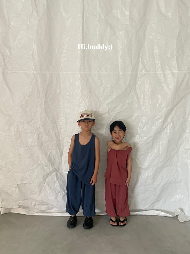 Hi buddy - Korean Children Fashion - #stylishchildhood - Blueberry Sleeveless - 10