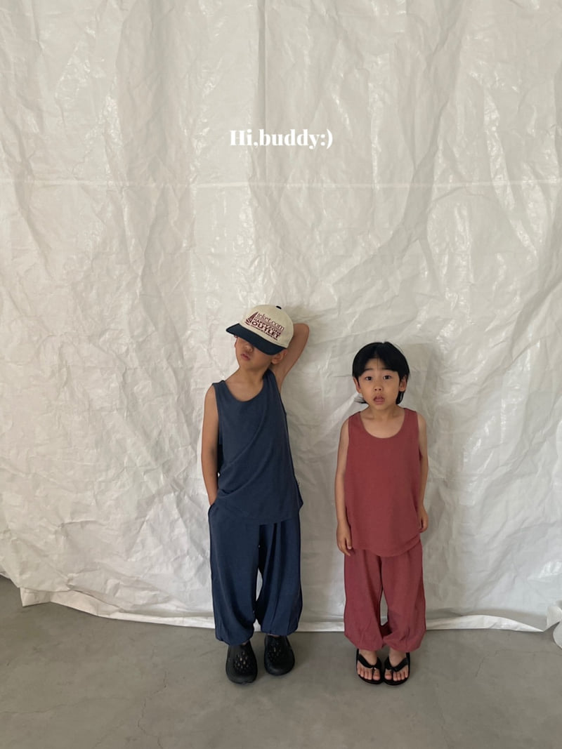 Hi buddy - Korean Children Fashion - #todddlerfashion - Blueberry Sleeveless - 8