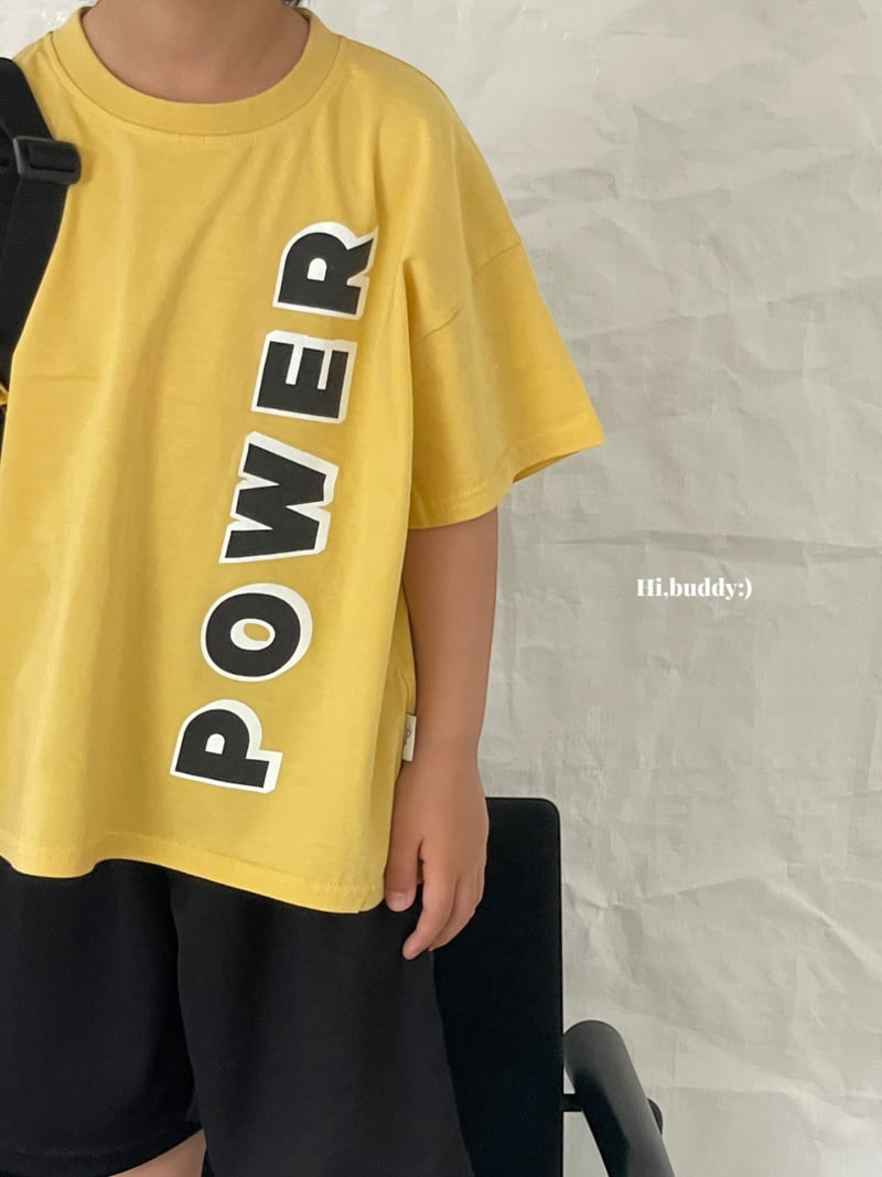 Hi buddy - Korean Children Fashion - #toddlerclothing - Power Tee - 8