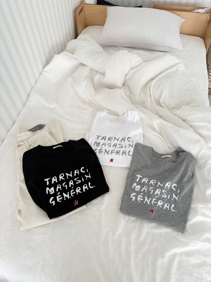 Hiyann - Korean Women Fashion - #momslook - Star Tee - 11