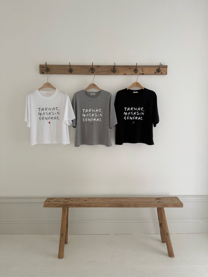 Hiyann - Korean Women Fashion - #momslook - Star Tee - 5